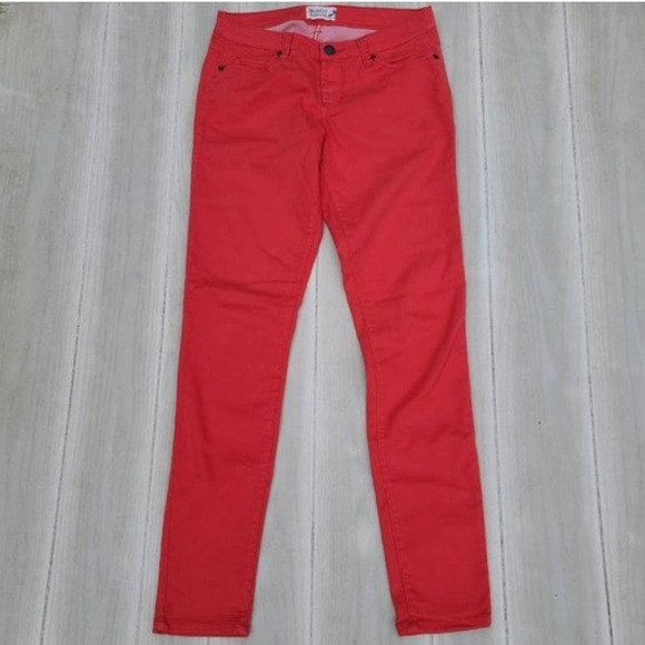 Scarlet boulevard red skinny jeans - Picture 5 of 11